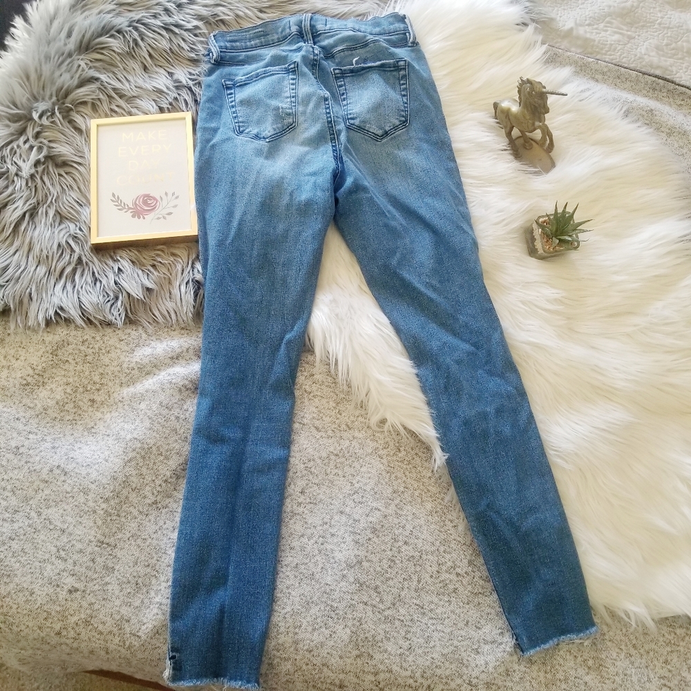PACSUN High Rise Ankle Jegging Distressed - Picture 2 of 10